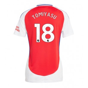 Arsenal Takehiro Tomiyasu #18 Replika Hjemmebanetrøje Dame 2024-25 Kortærmet